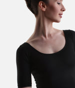 Classic Round Neck Leotard, Short Sleeve Dance Essential - SL27 