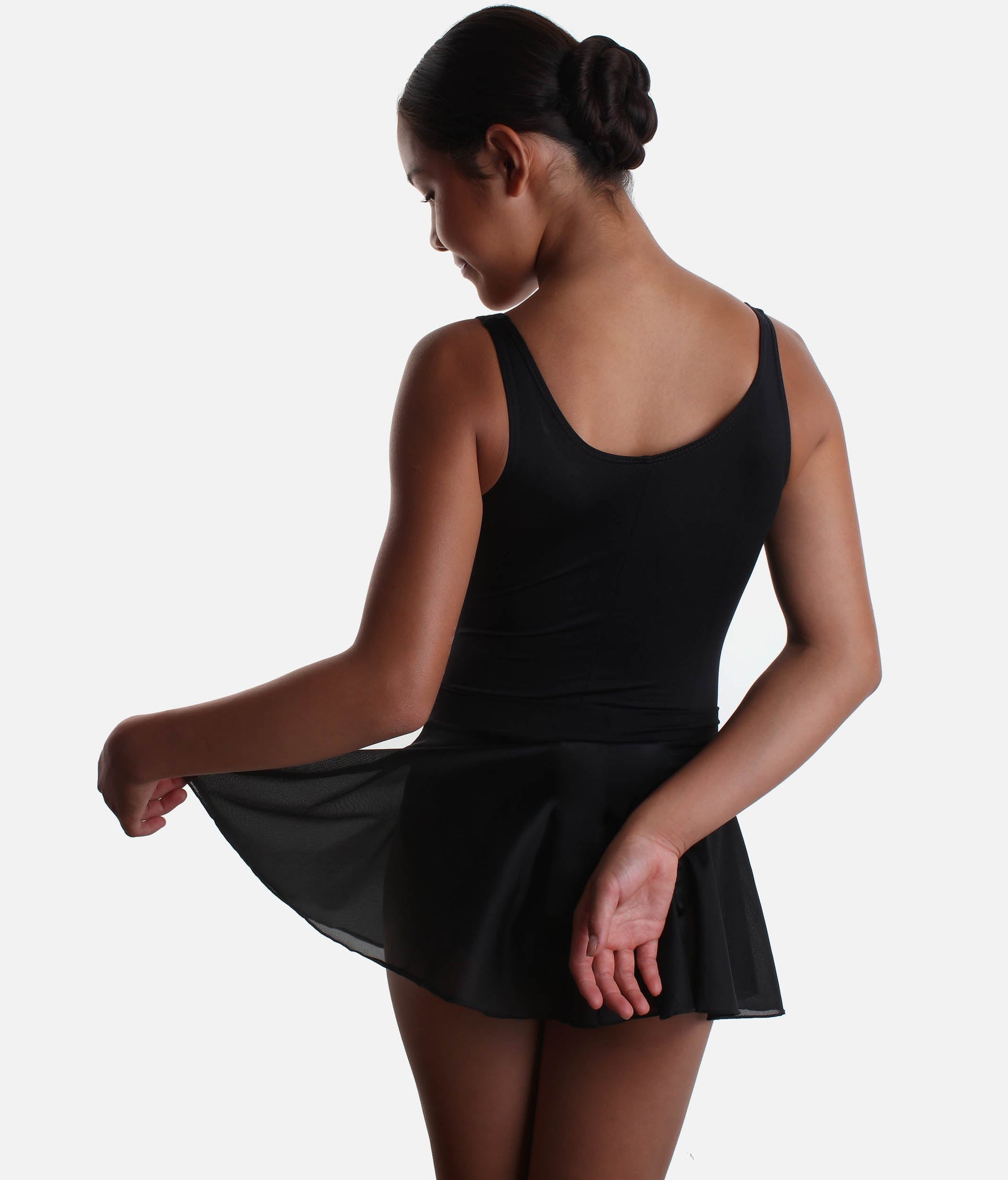 Girls Ballet Skirt, Pull-On with Soft Lycra Waist and Sheer Finish - SL63 
