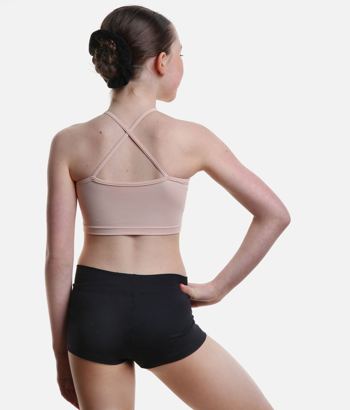 Girls V-Front Shorts for All Dance Styles, Studio Essential - SL81