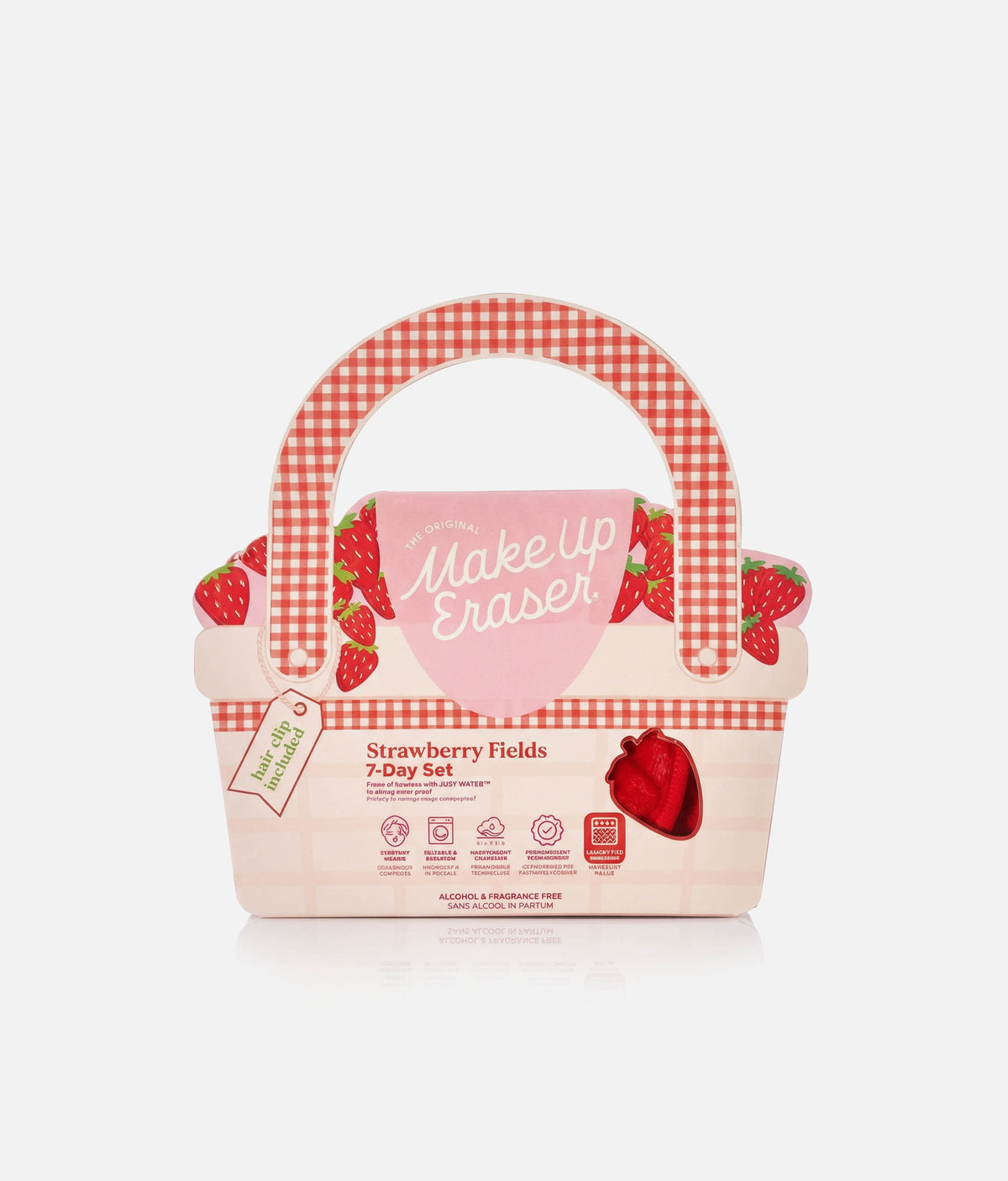 STRAWBERRY SWEET – 7-Day MakeUp Eraser Set