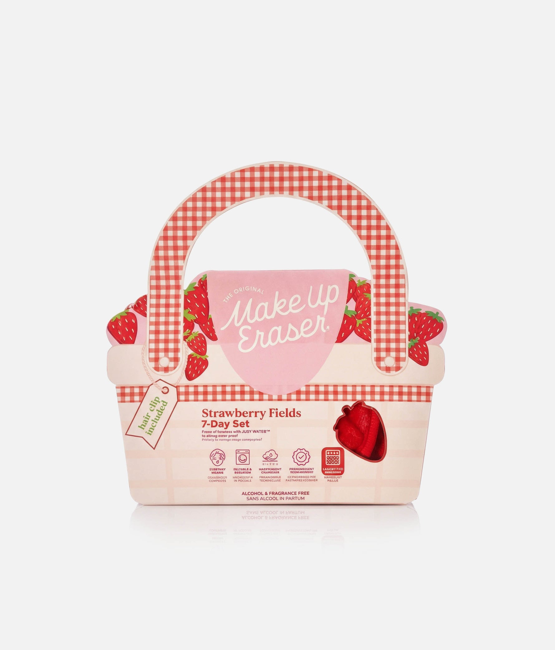 STRAWBERRY SWEET – 7-Day MakeUp Eraser Set