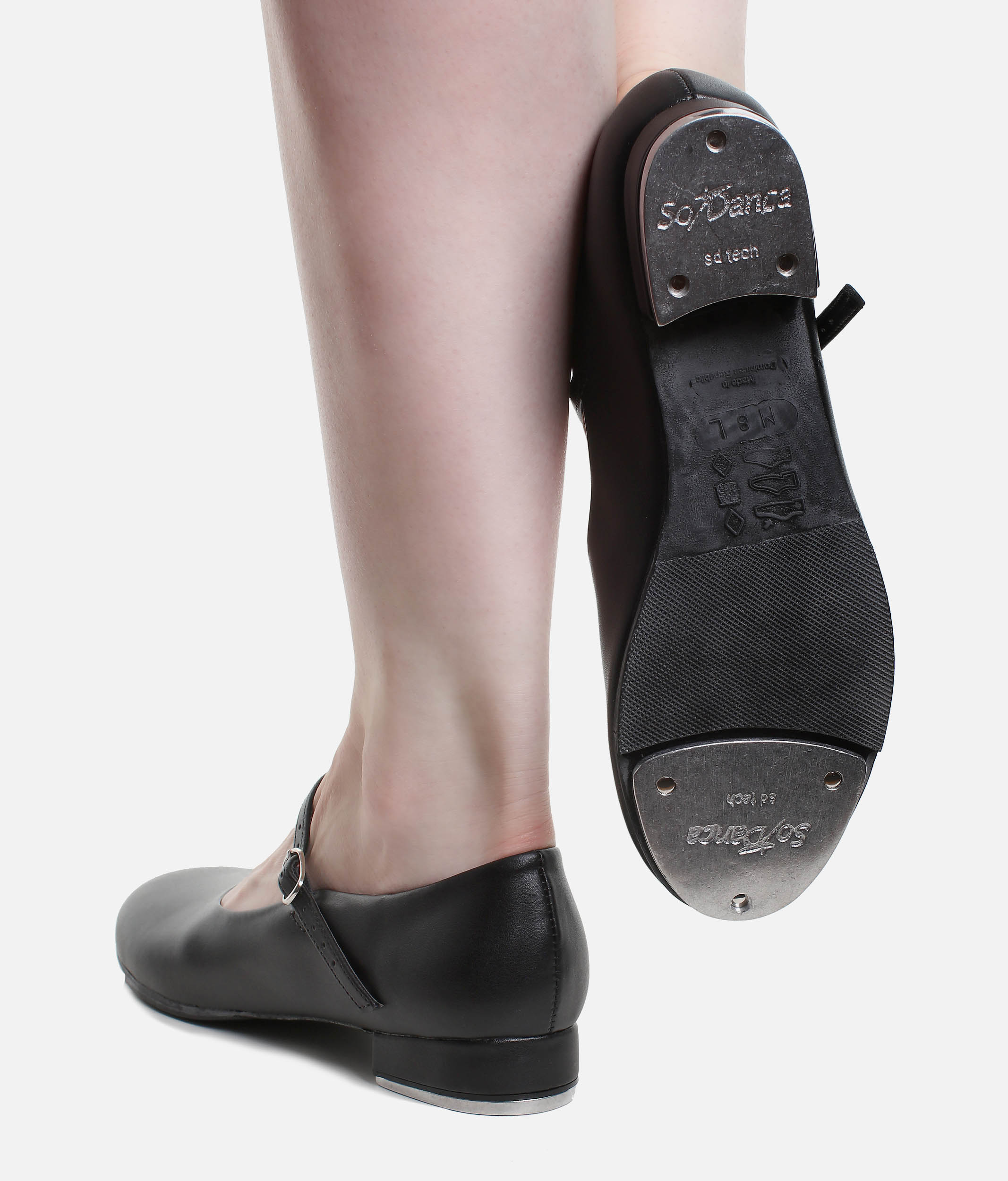 Mary Jane Tap Shoe - TA 07 #black_1-UK