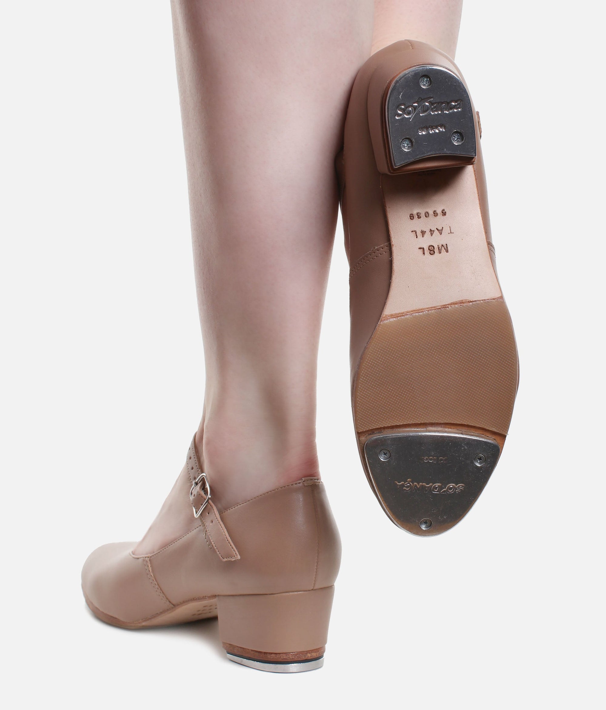 Classic Tap Shoes, Low Heels - TA 44 #caramel_2-UK