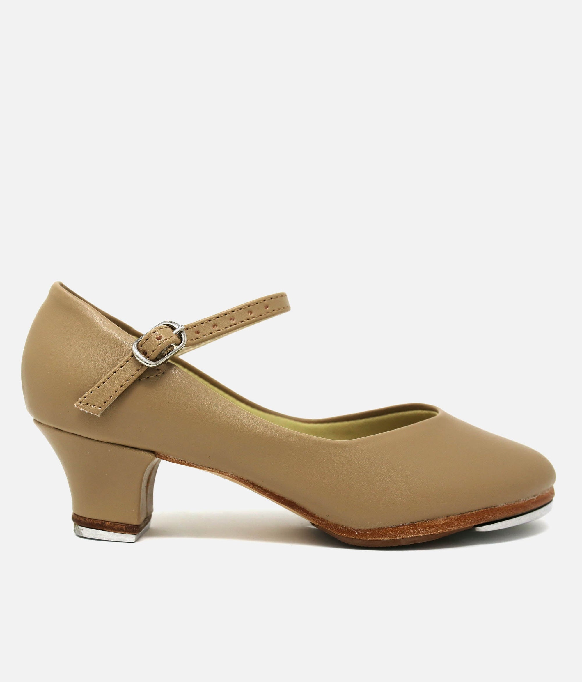 Low Heel Tap Shoe - TA 55 #tan_1-UK