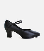 High Heel Tap Shoes, 2” Vegan Leather Tap Shoes with Buckle Strap - TA57 
