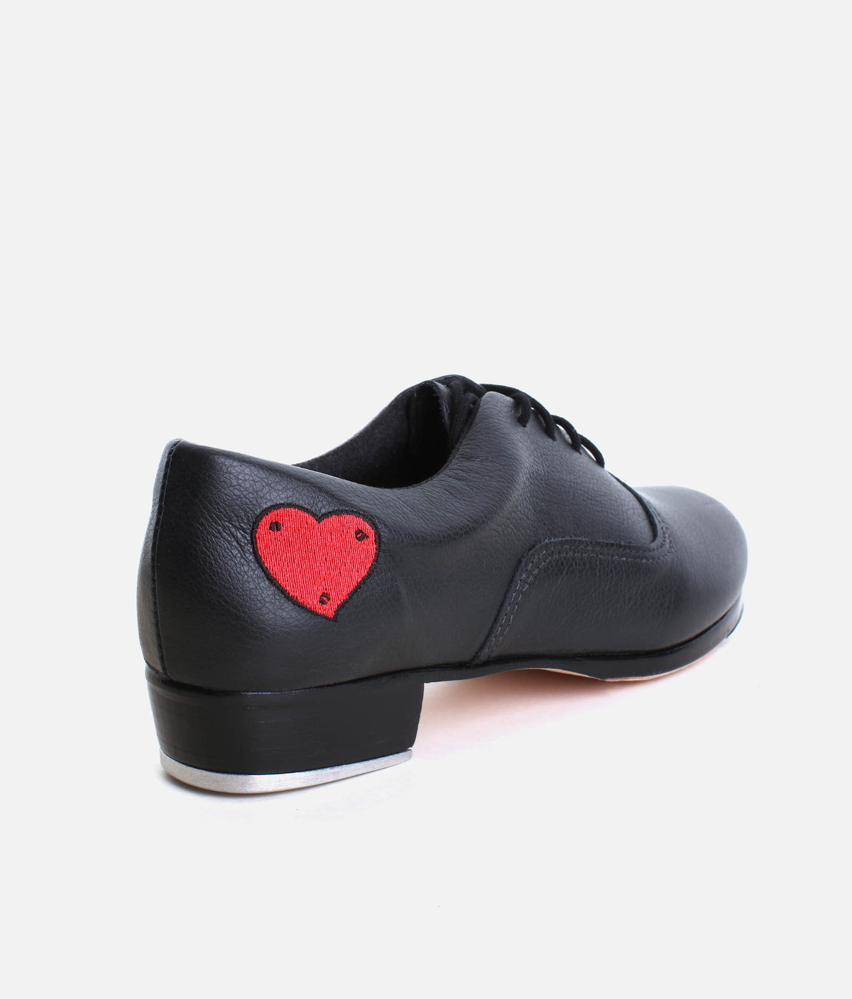 Professional Leather Tap Shoes with Wood Heel for Adults | TA815