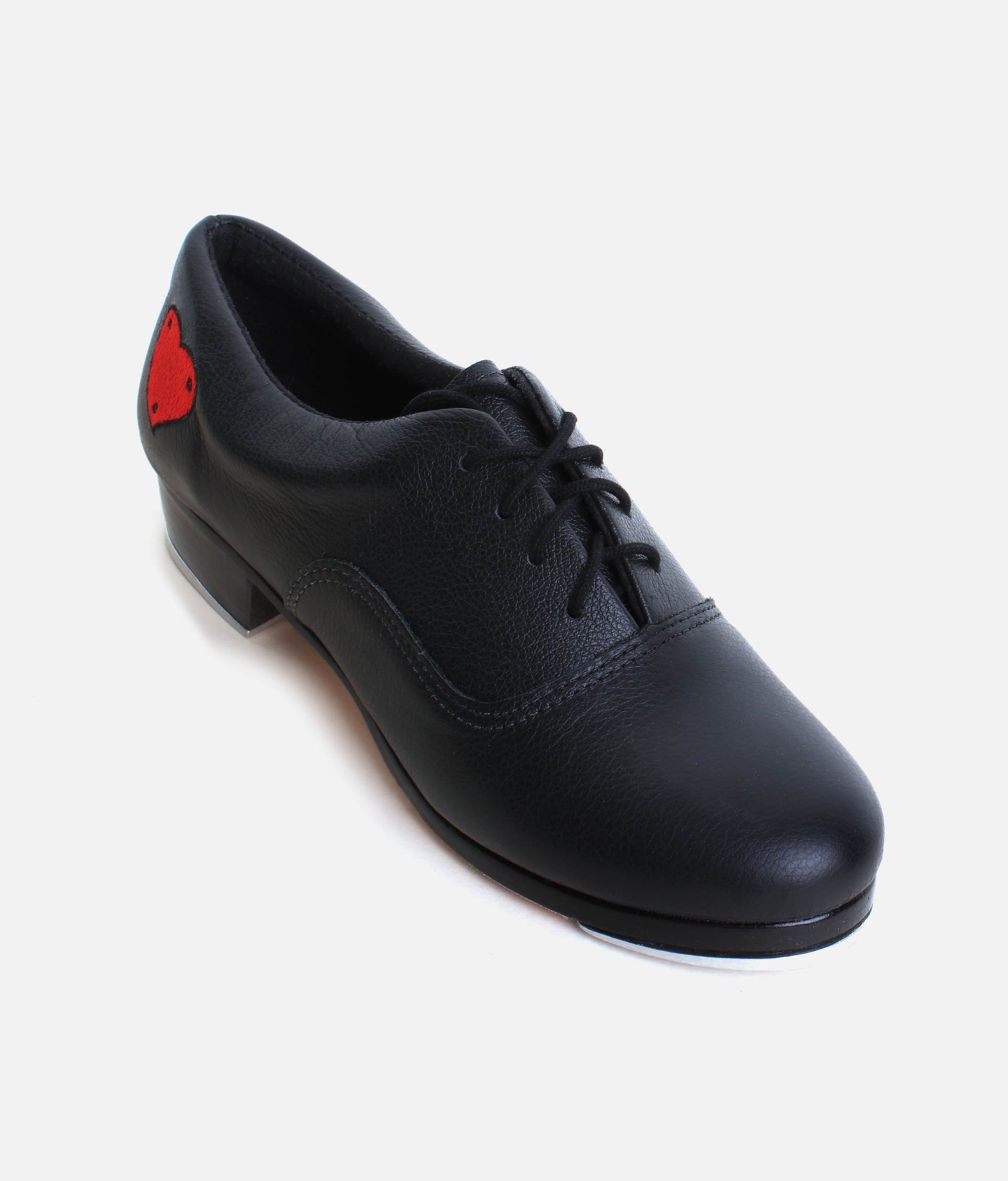 Professional Leather Tap Shoes with Wood Heel for Adults | TA815