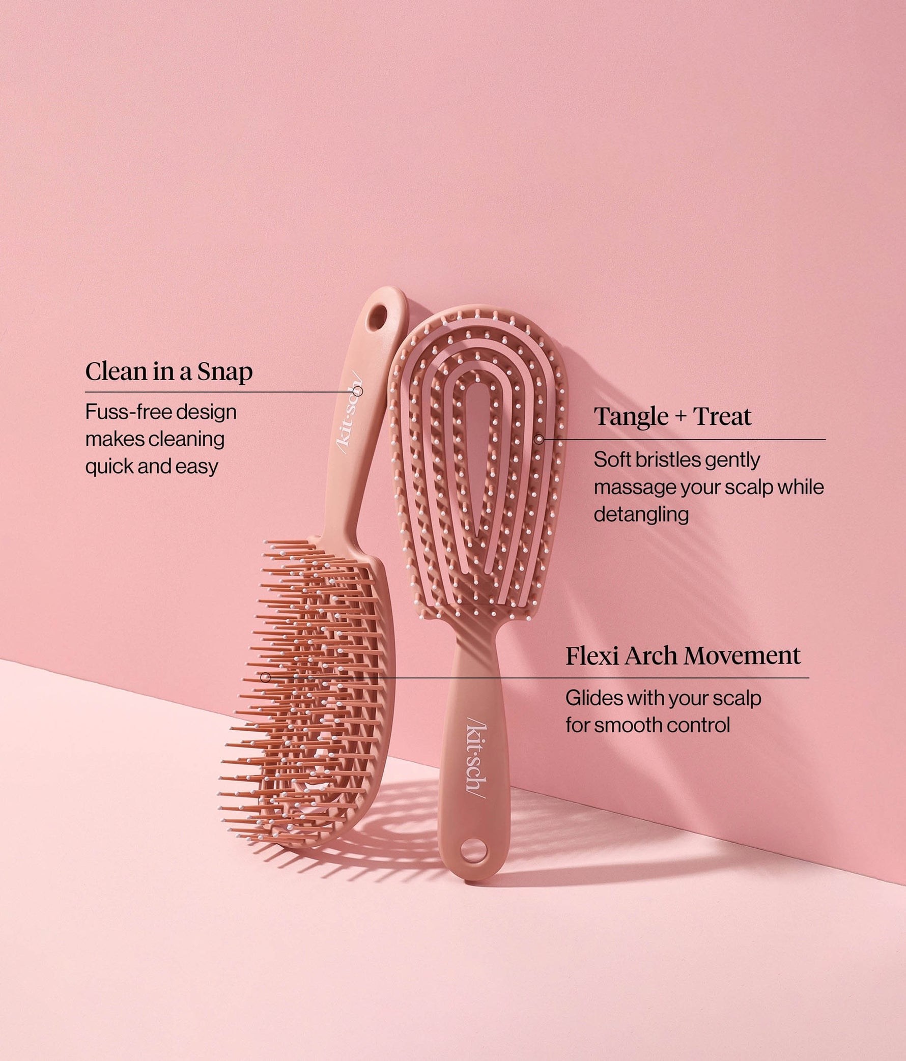 Detangling Flexi Brush with Soft Bristle