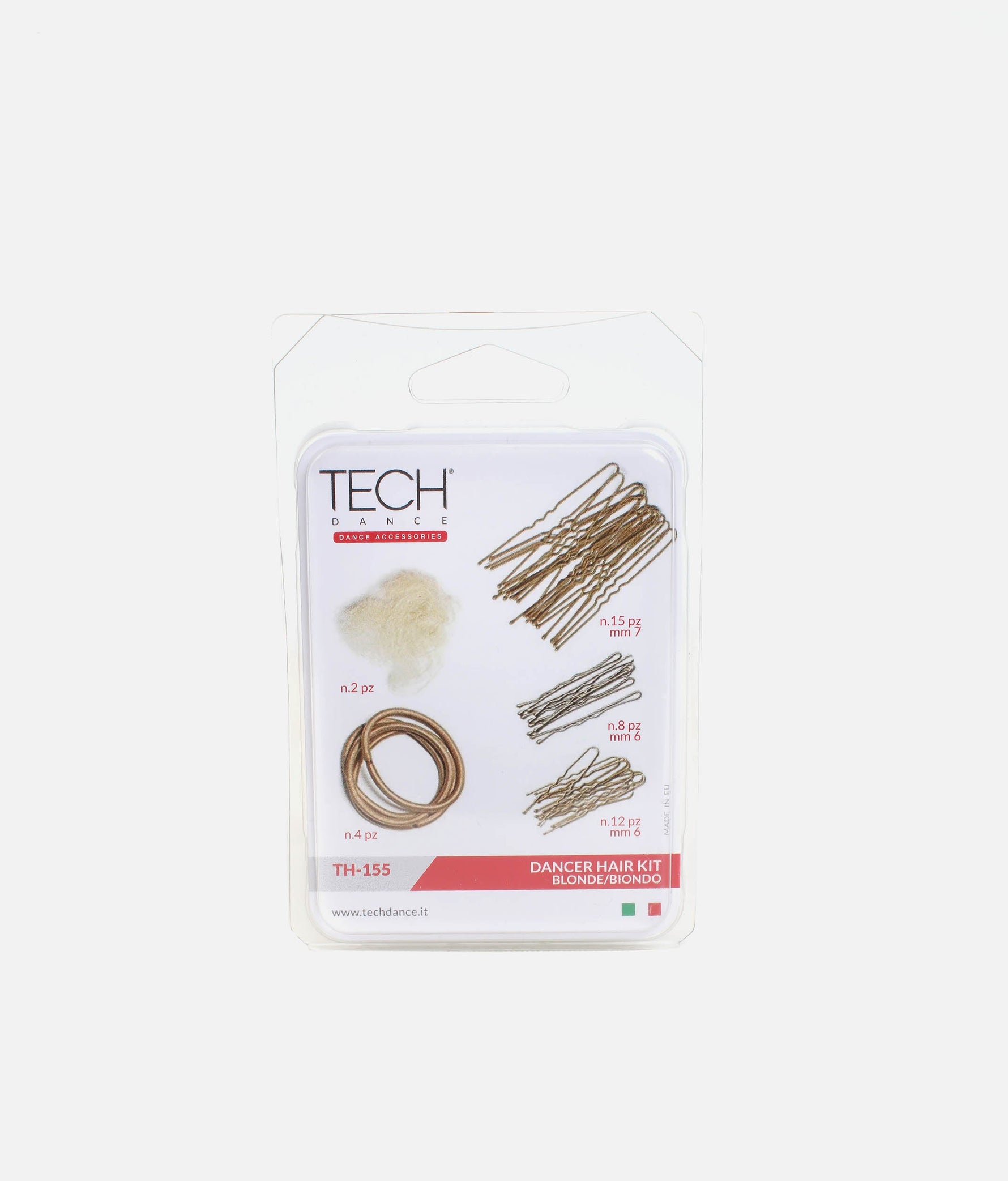 Blonde Hair Accessories Set, Bun Essentials for Ballroom & Ballet - TH155