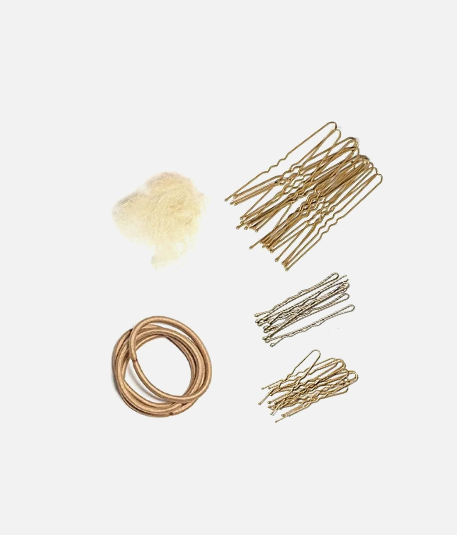 Blonde Hair Accessories Set, Bun Essentials for Ballroom & Ballet - TH155