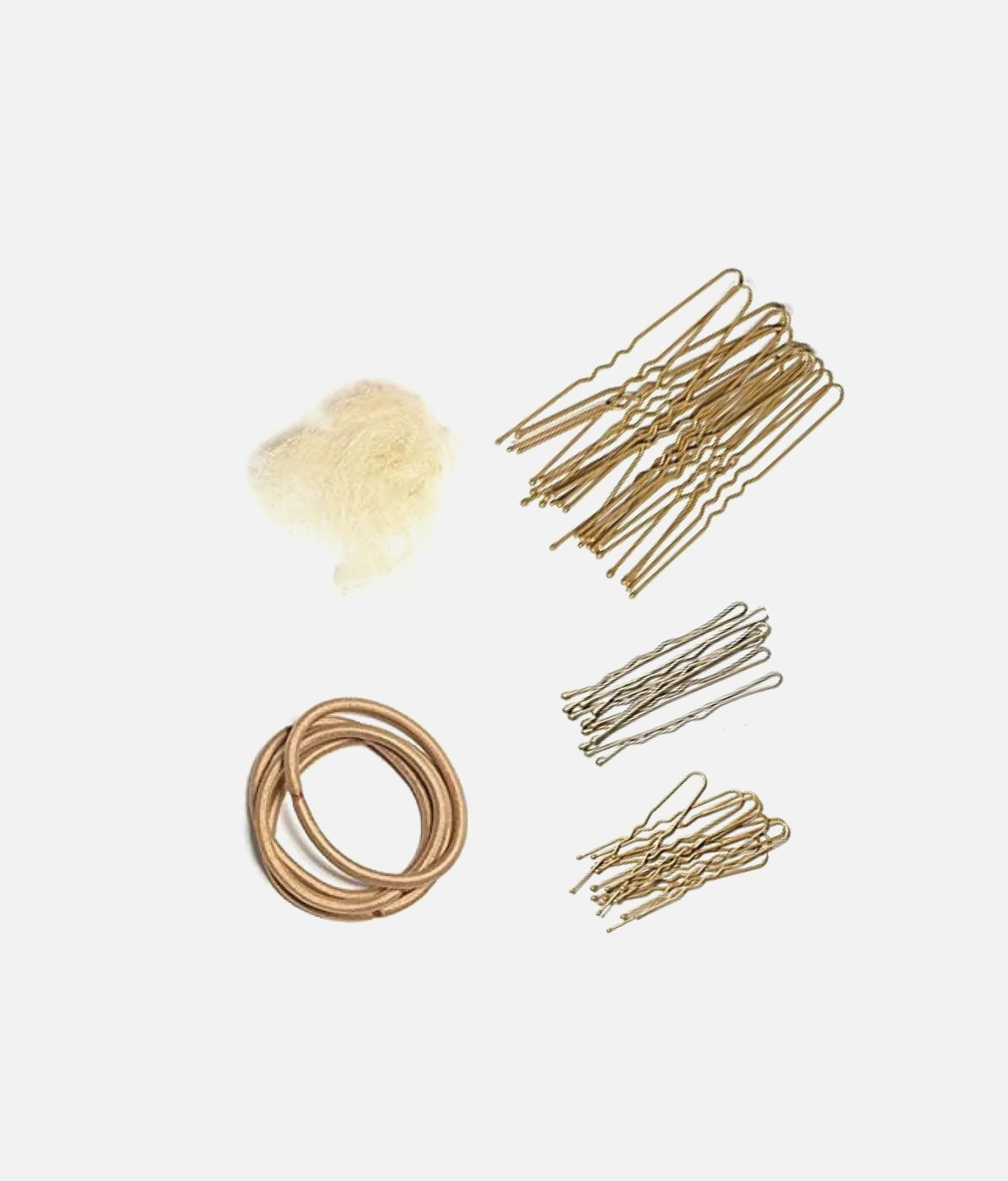 Blonde Hair Accessories Set, Bun Essentials for Ballroom & Ballet - TH155