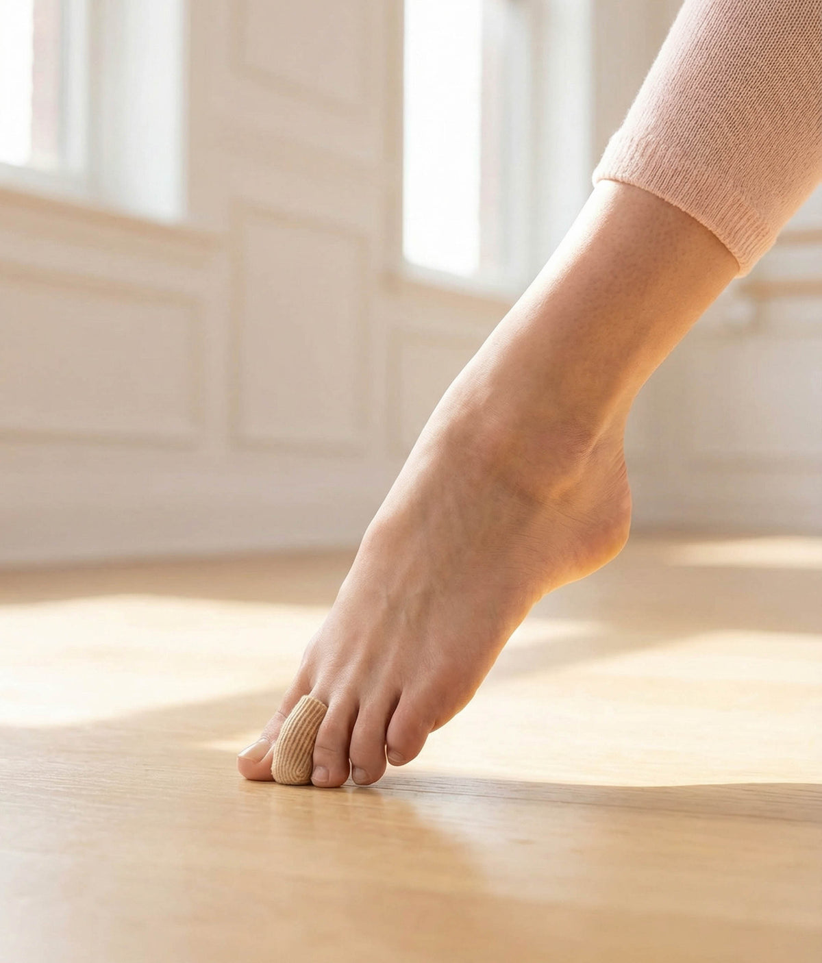 Fabric Toe Tips with Gel Interior - TH024