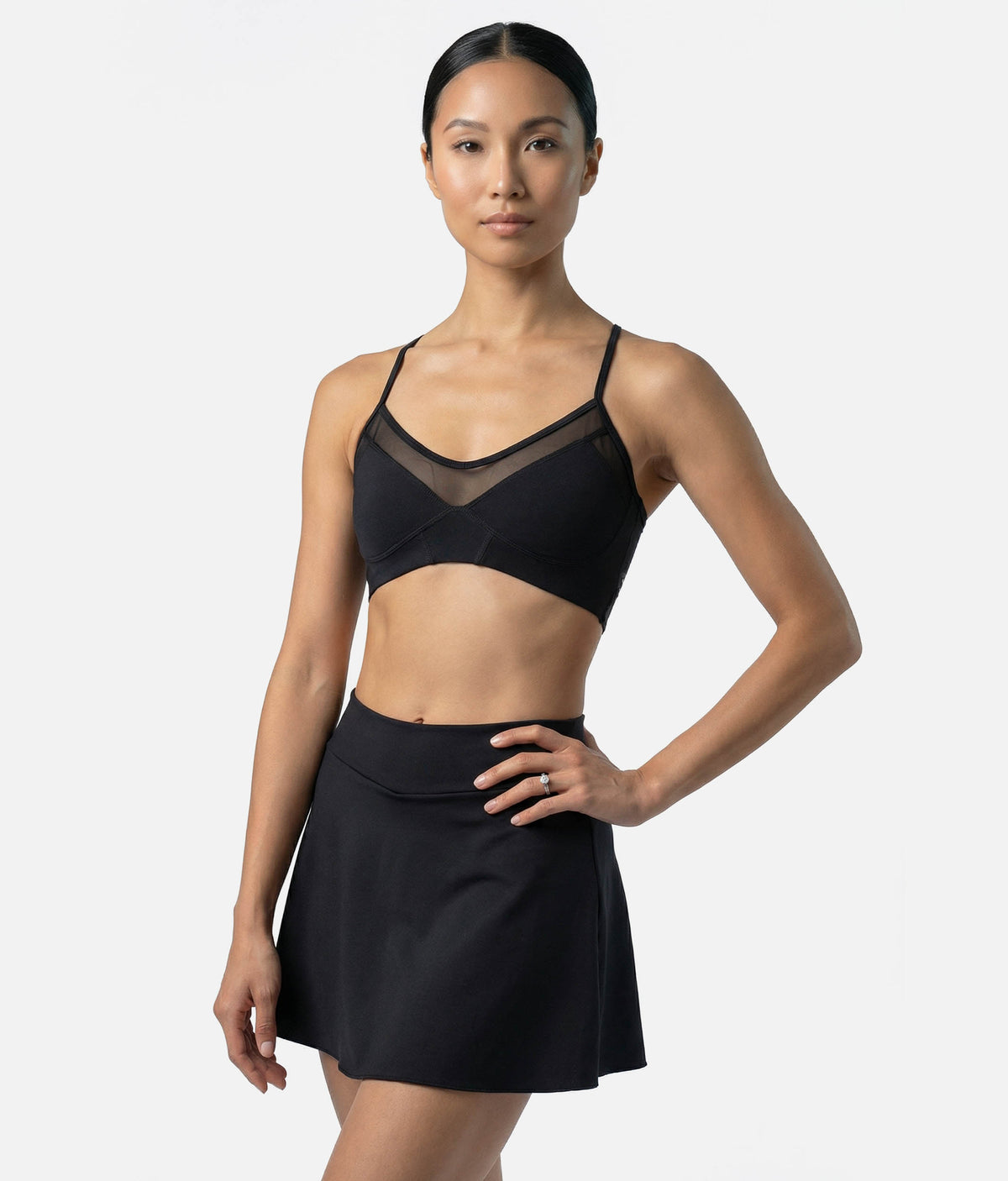 Women’s Dance Skort, Dance Skirt with Built-In Shorts | TP168