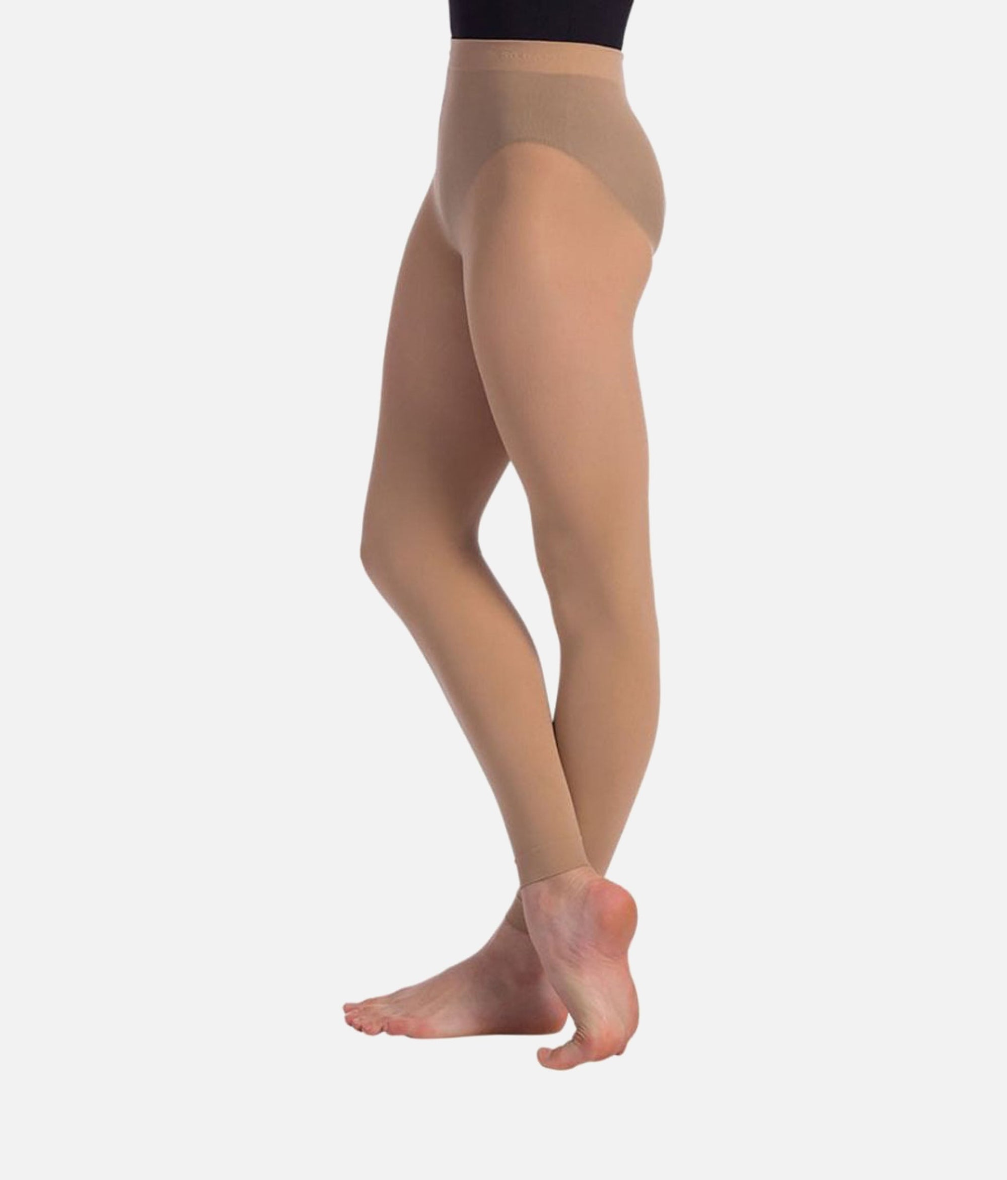 Tan Footless Tights - TS 70 #light-tan_S/M