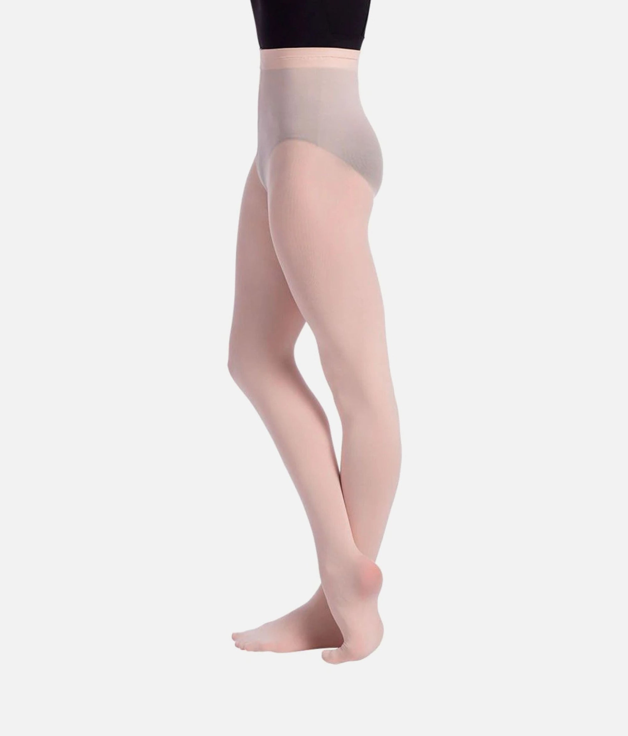 Pink Fully Footed Tights - TS 74 #ballet-pink_S/M