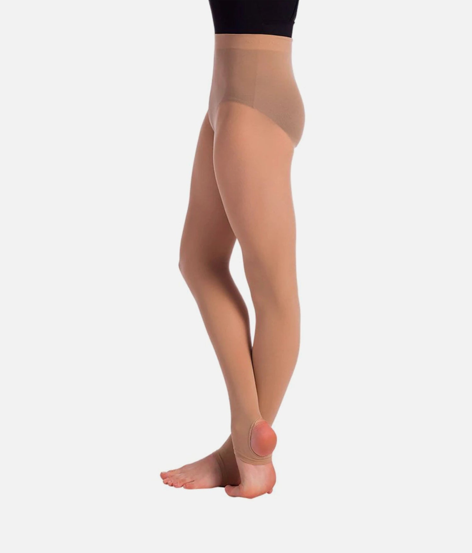 Tan Girl's Stirrup Danca Tights - TS 77 