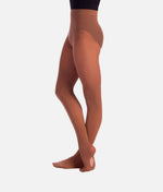 Convertible Dance Tights, Ballet & Pointe Friendly with Matte Look - TS82 