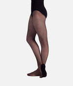 Black Professional Fishnet Dance Tights - TS98  
