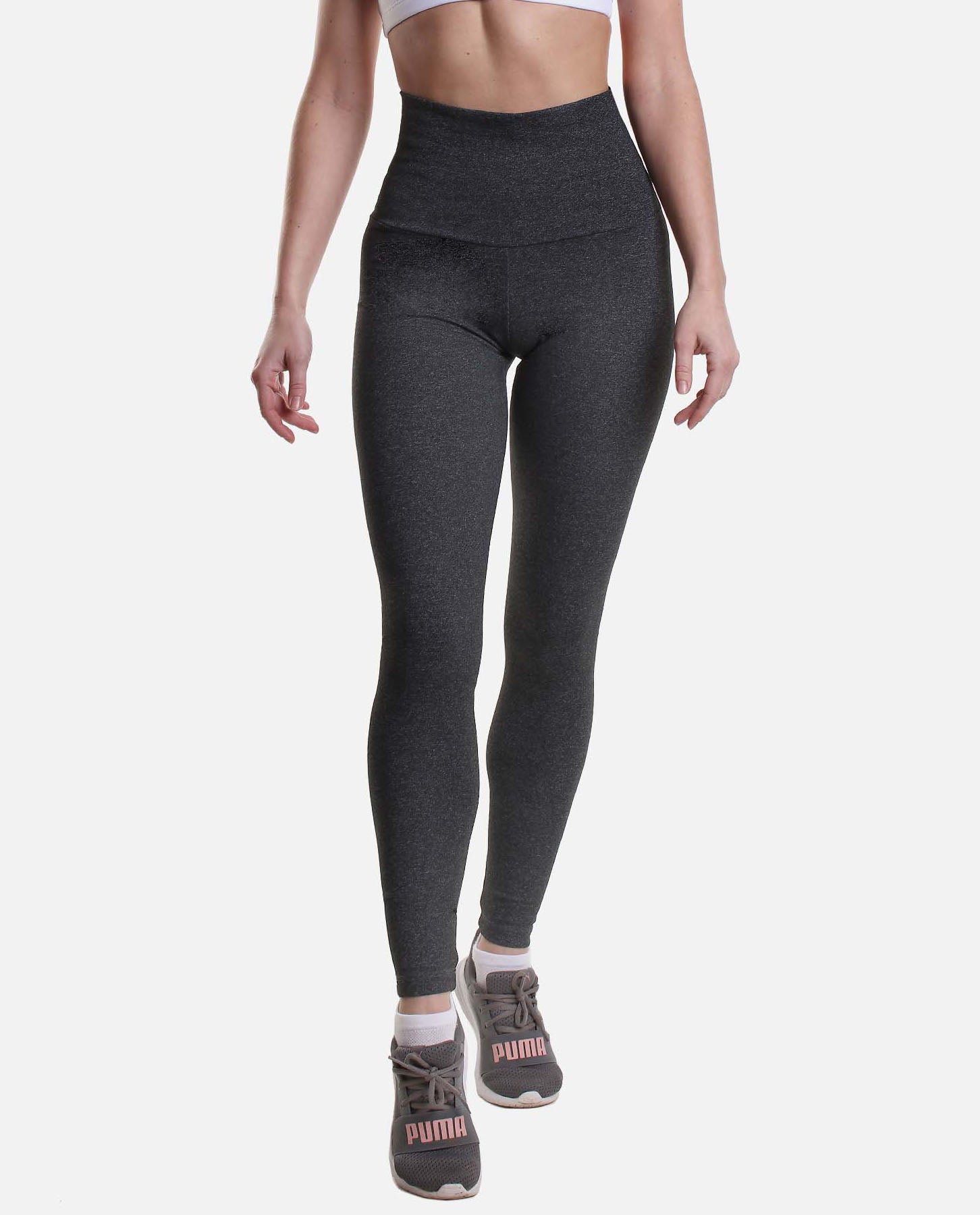 High Waisted Compression Leggings - F 13478