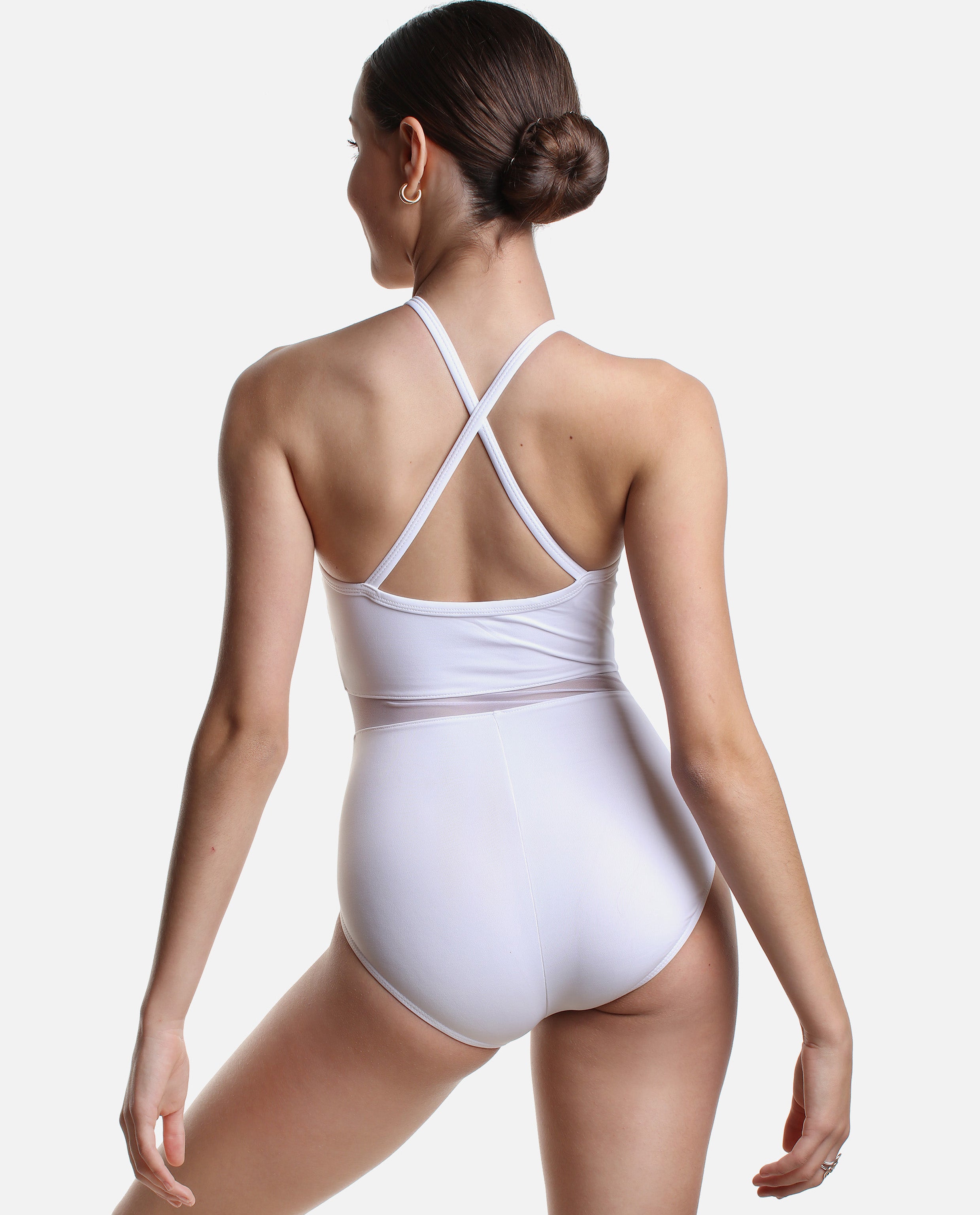 Web Mesh Overlay Leotard - RDE 1909