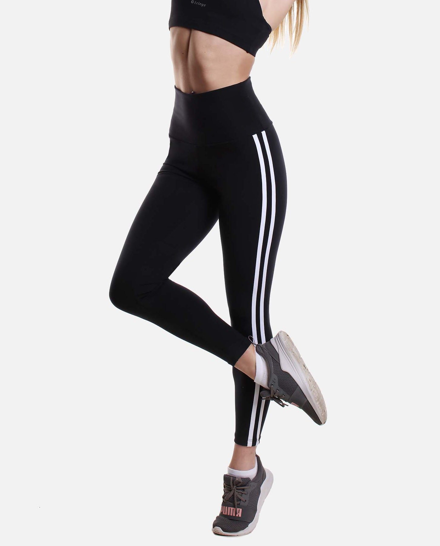 Contrast High Compression Leggings, Black A854 - Trinys Activewear UK &  Ireland – So Danca