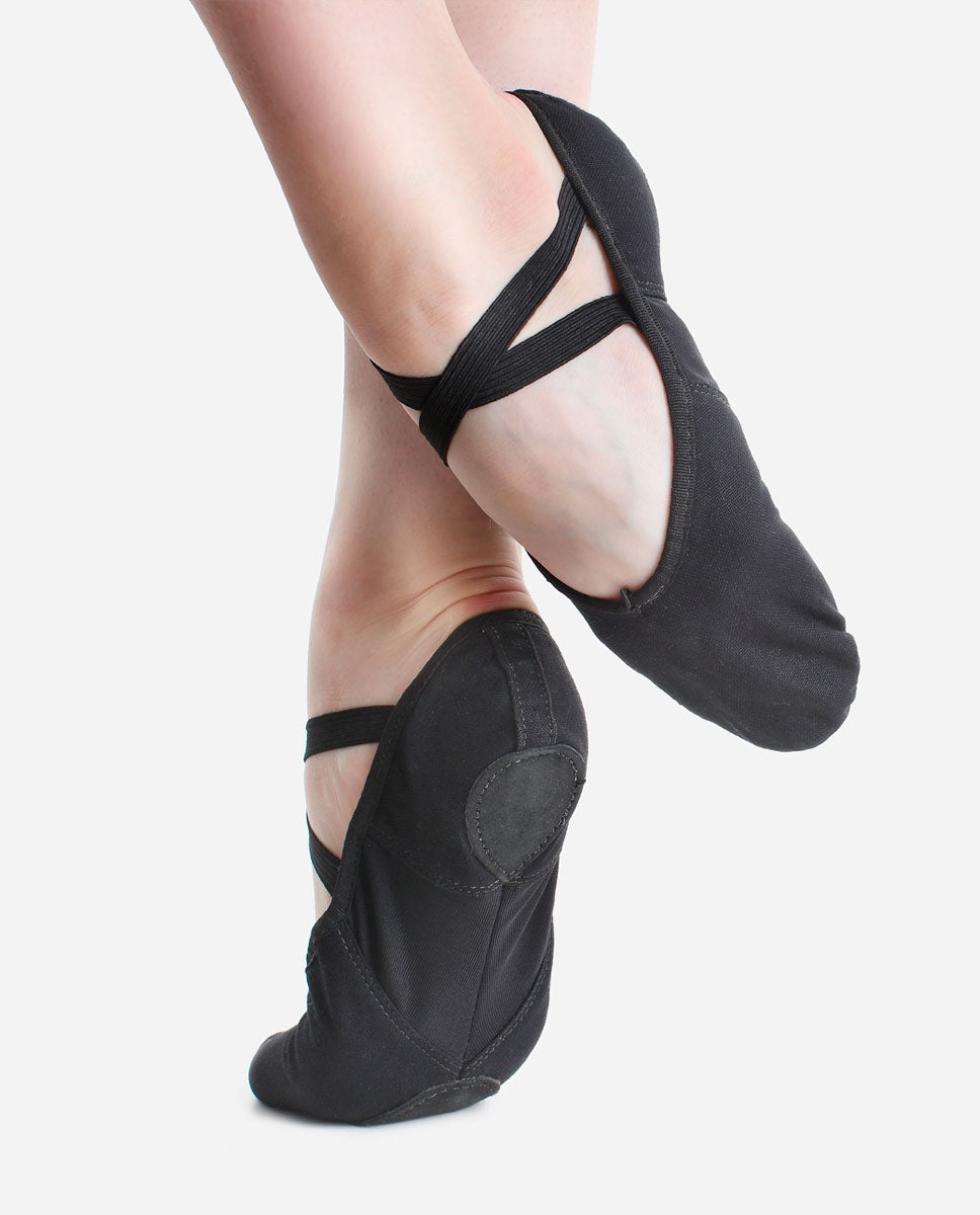 Canvas Split-Sole Ballet Shoe - BAE 13L