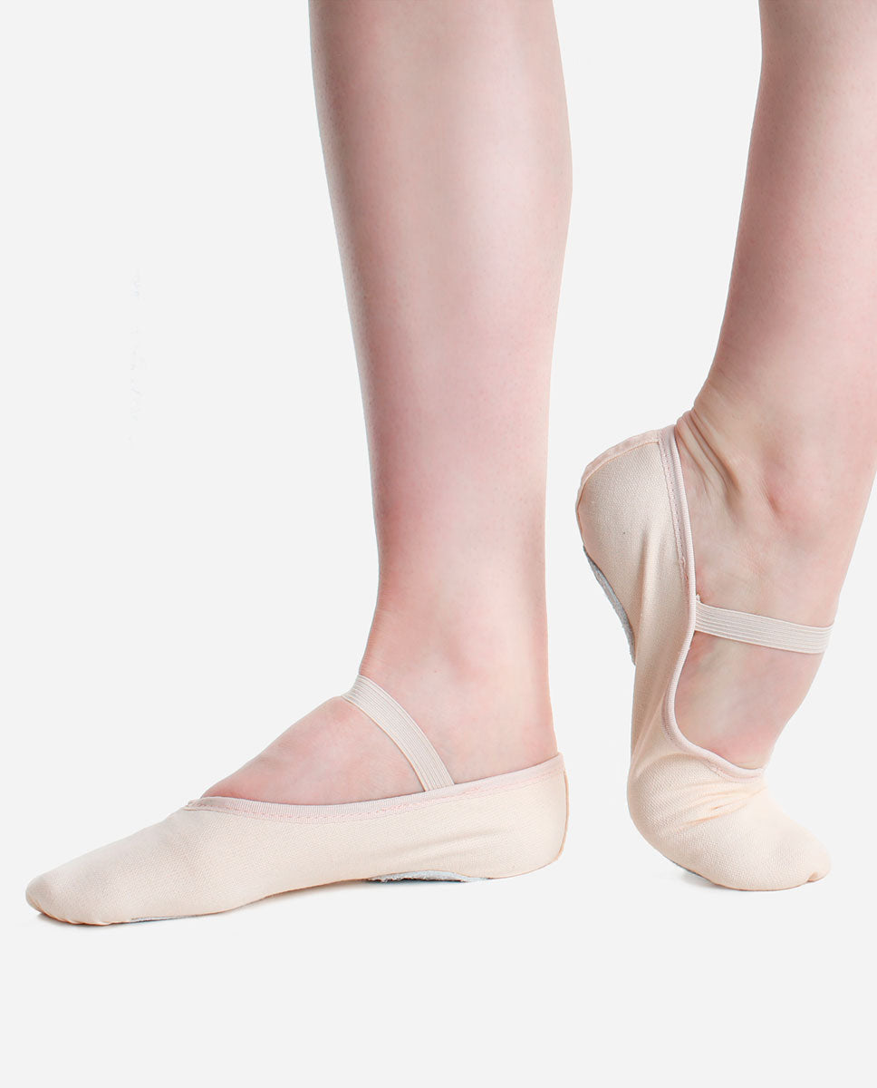 Economy Split Sole Canvas Ballet Shoe - BAE 23L