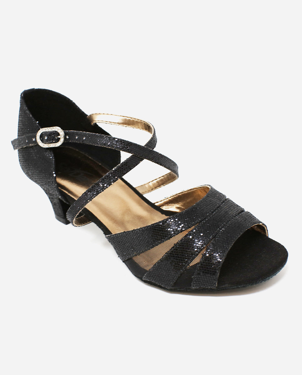 Black Ballroom Sandal - BL 198 - So Danca