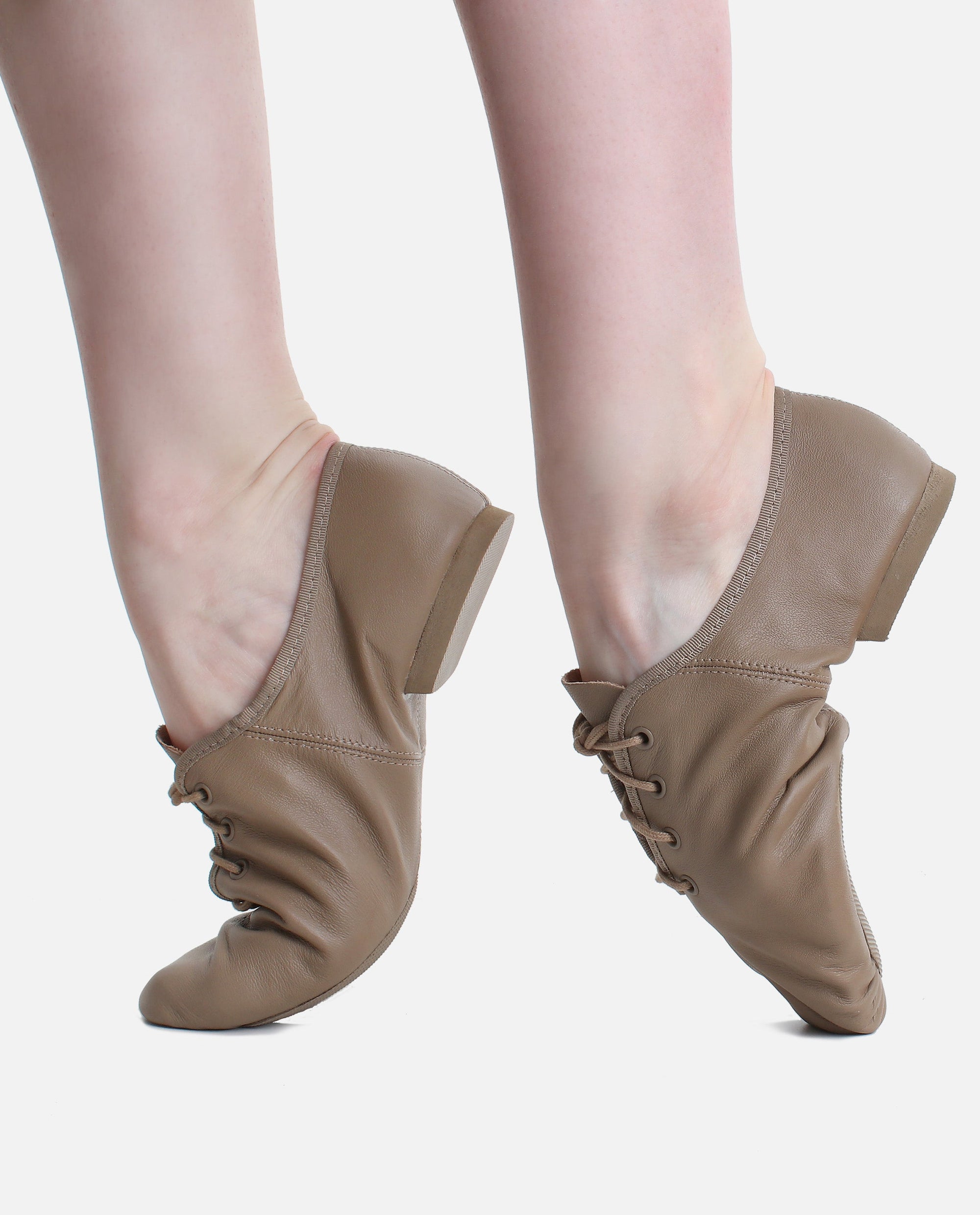 Child's Split Sole Laced Jazz Shoe - JZE 09
