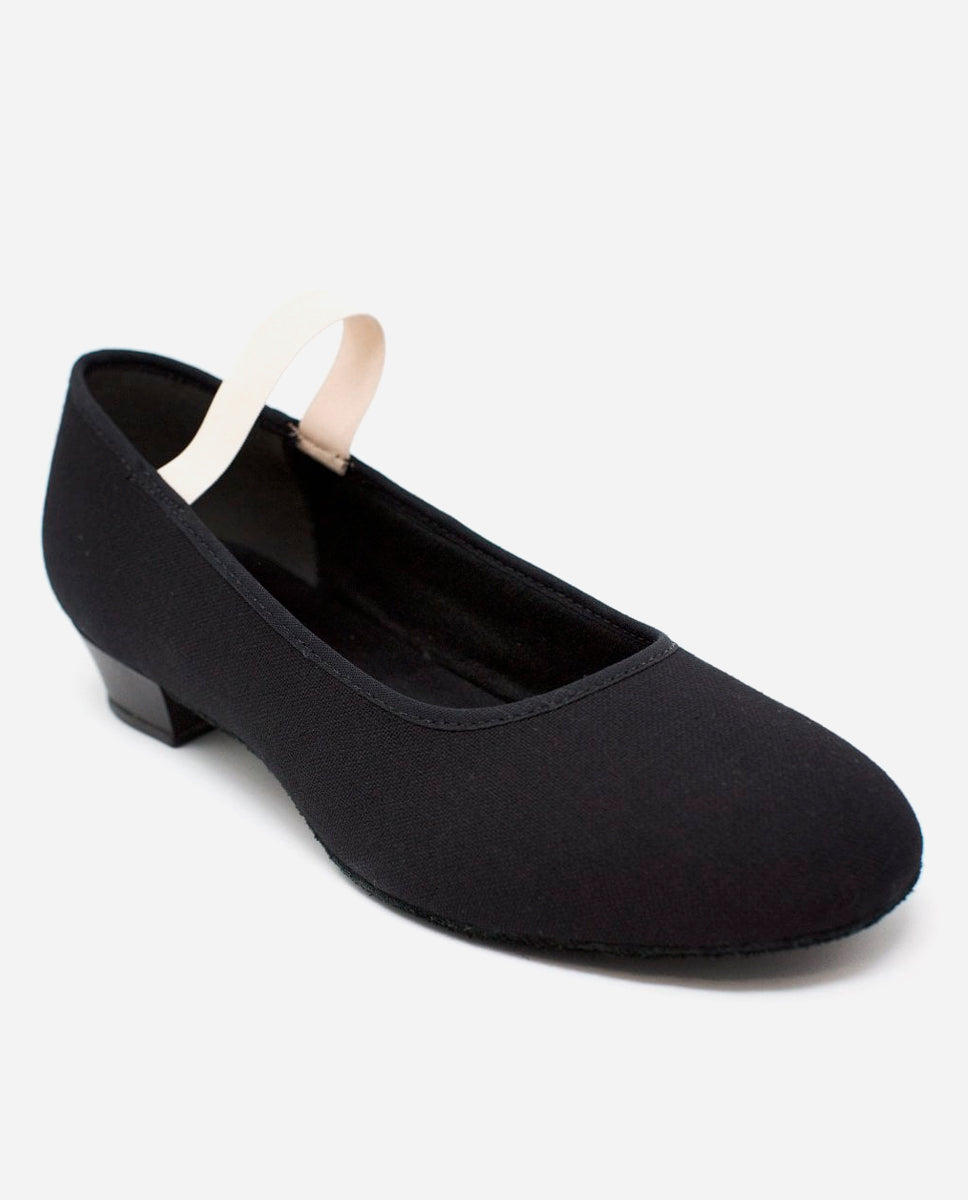 Child&#39;s Low Heel Canvas Ballet Character Shoes - RO 12S - So Danca