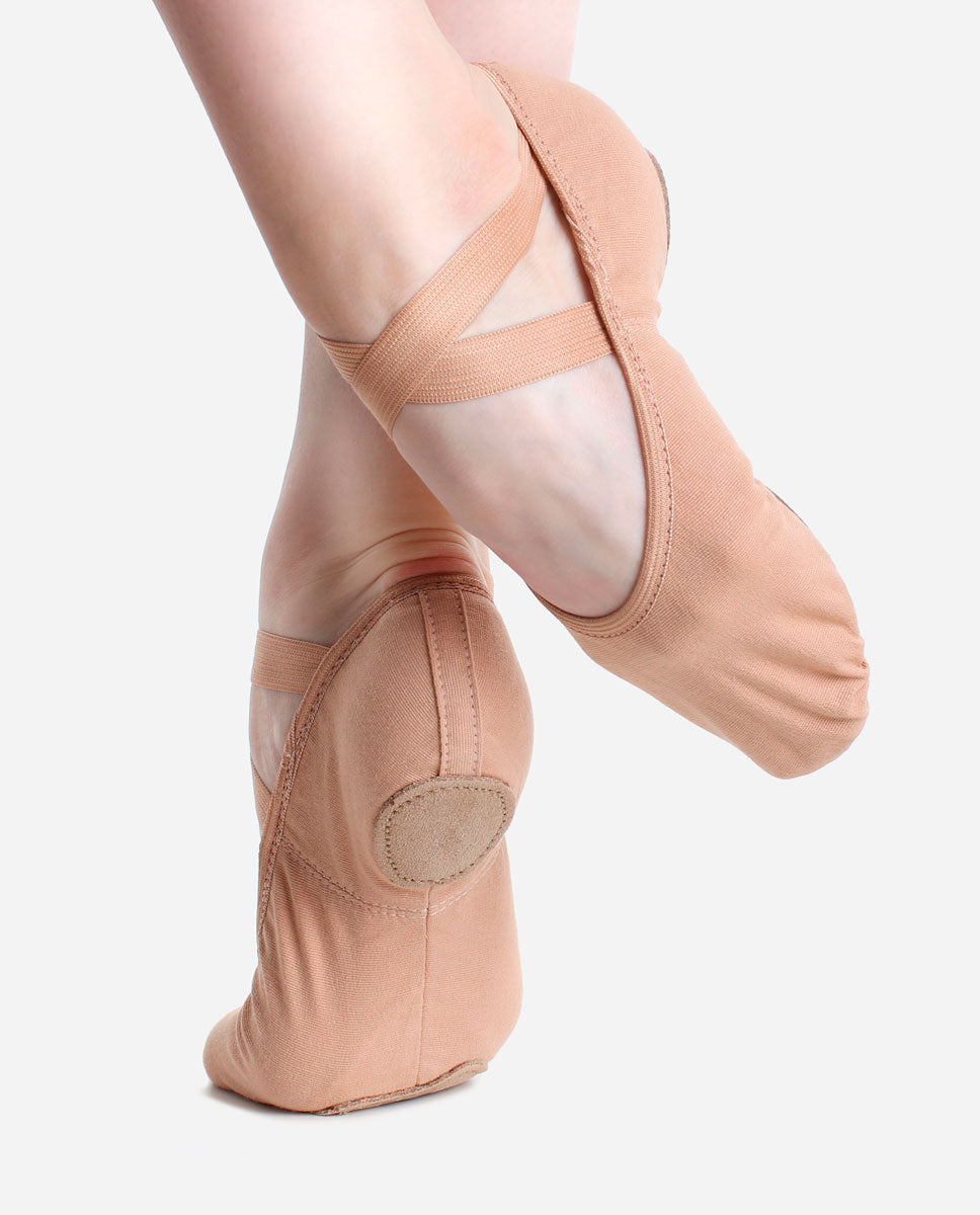 Stretch Canvas, Medium Width Ballet Flat - SD 16L
