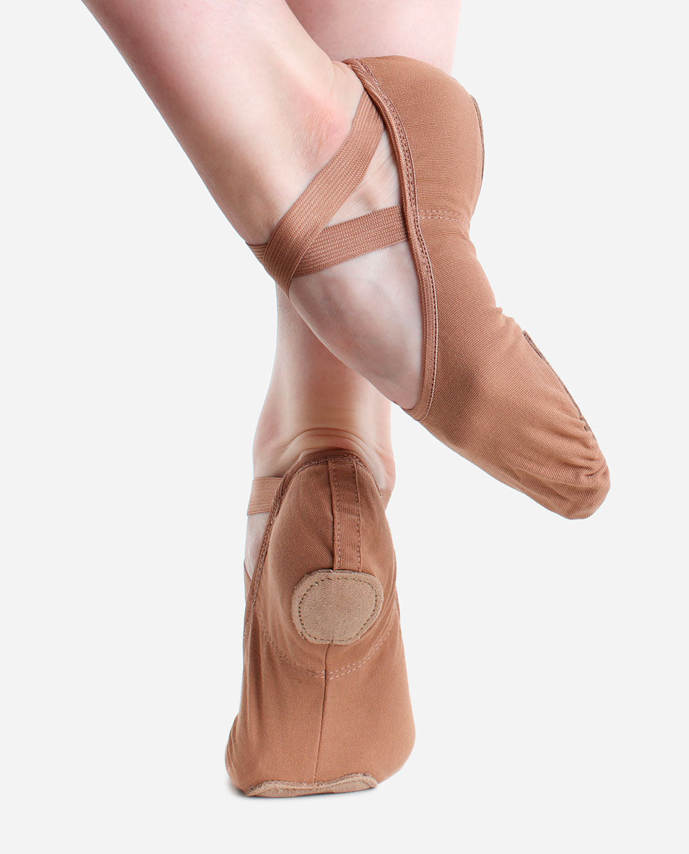 X/Wide Stretch-canvas Ballet Shoe - SD 16/18